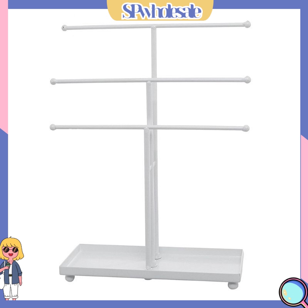 <SPwholesale> Giá Đỡ Trưng Bày Trang Sức Hình Chữ T Nhiều Tầng Dễ Lắp Ráp Tiết Kiệm Không Gian