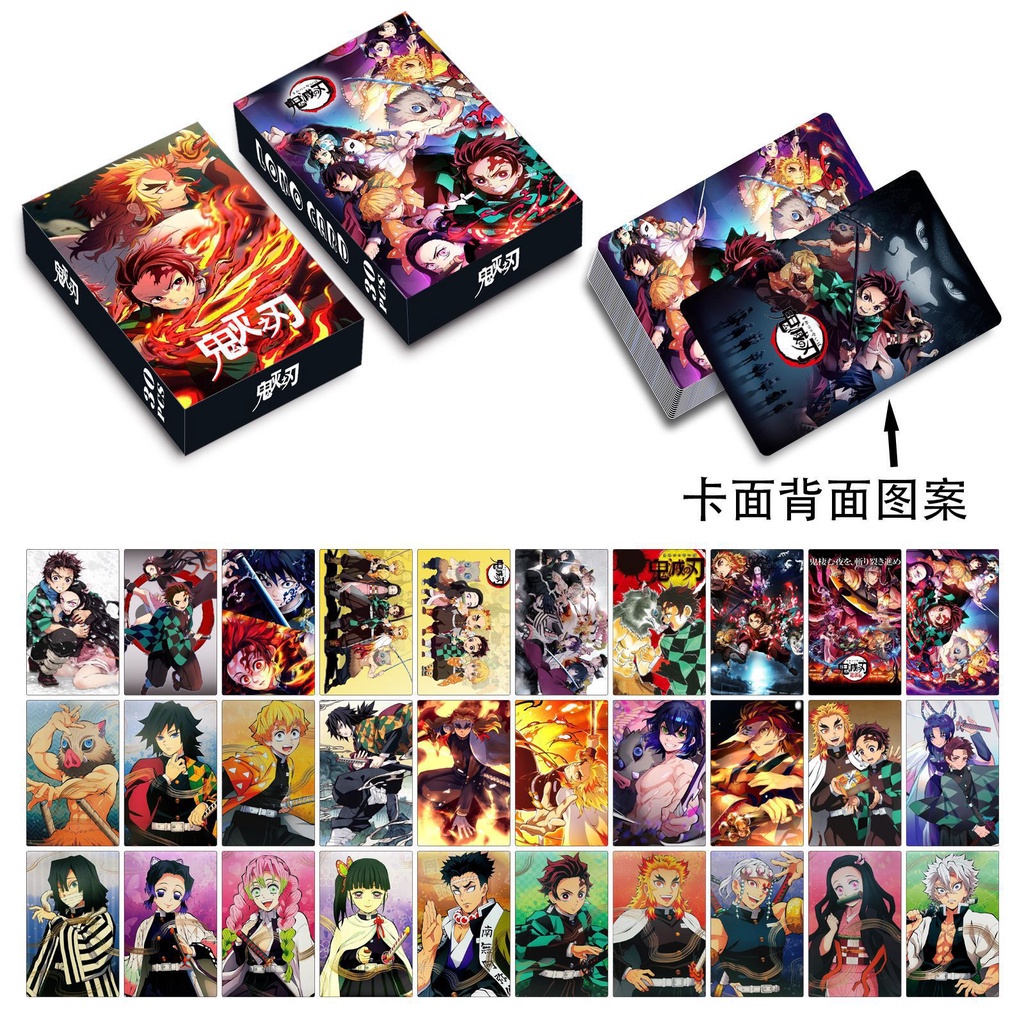 Lomo Card thanh gươm diệt quỷ Anime Demon Slayer