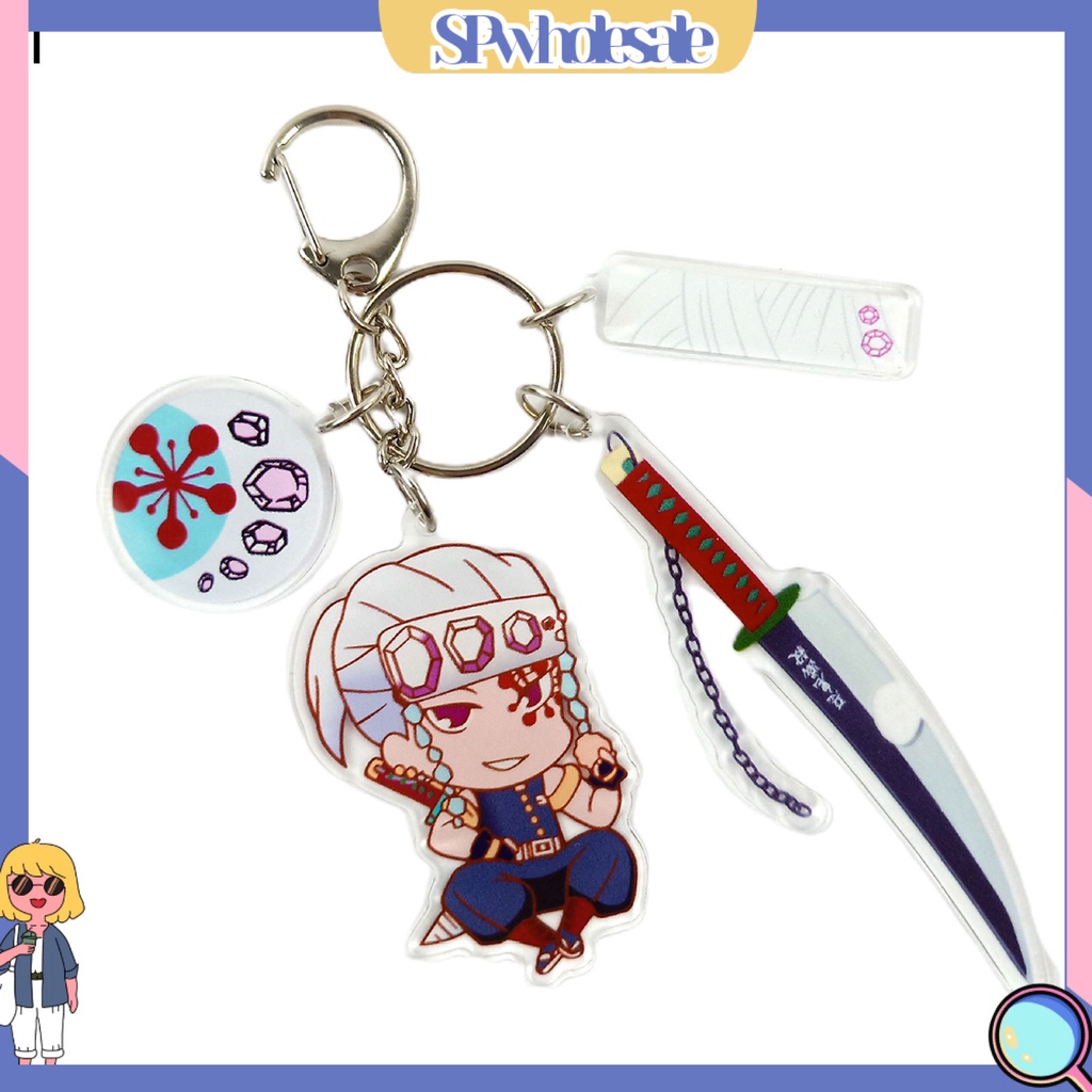 <SPwholesale> Mô Hình Nhân Vật Hoạt Hình Demon Slayer Bằng Acrylic