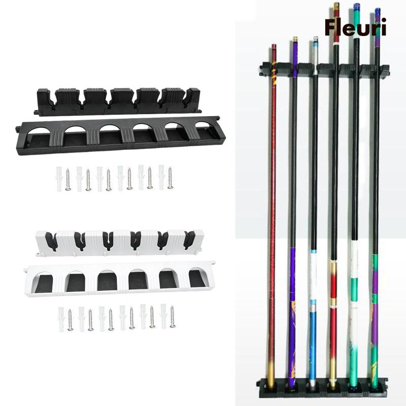 Giá Đỡ Cần Câu Cá 6 Ngăn Bằng EVA Bền Treo Tường Trong Nhà