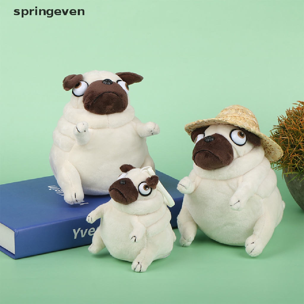 Chó Pug Nhồi Bông 10 / 15cm Dễ Thương Cho Bé