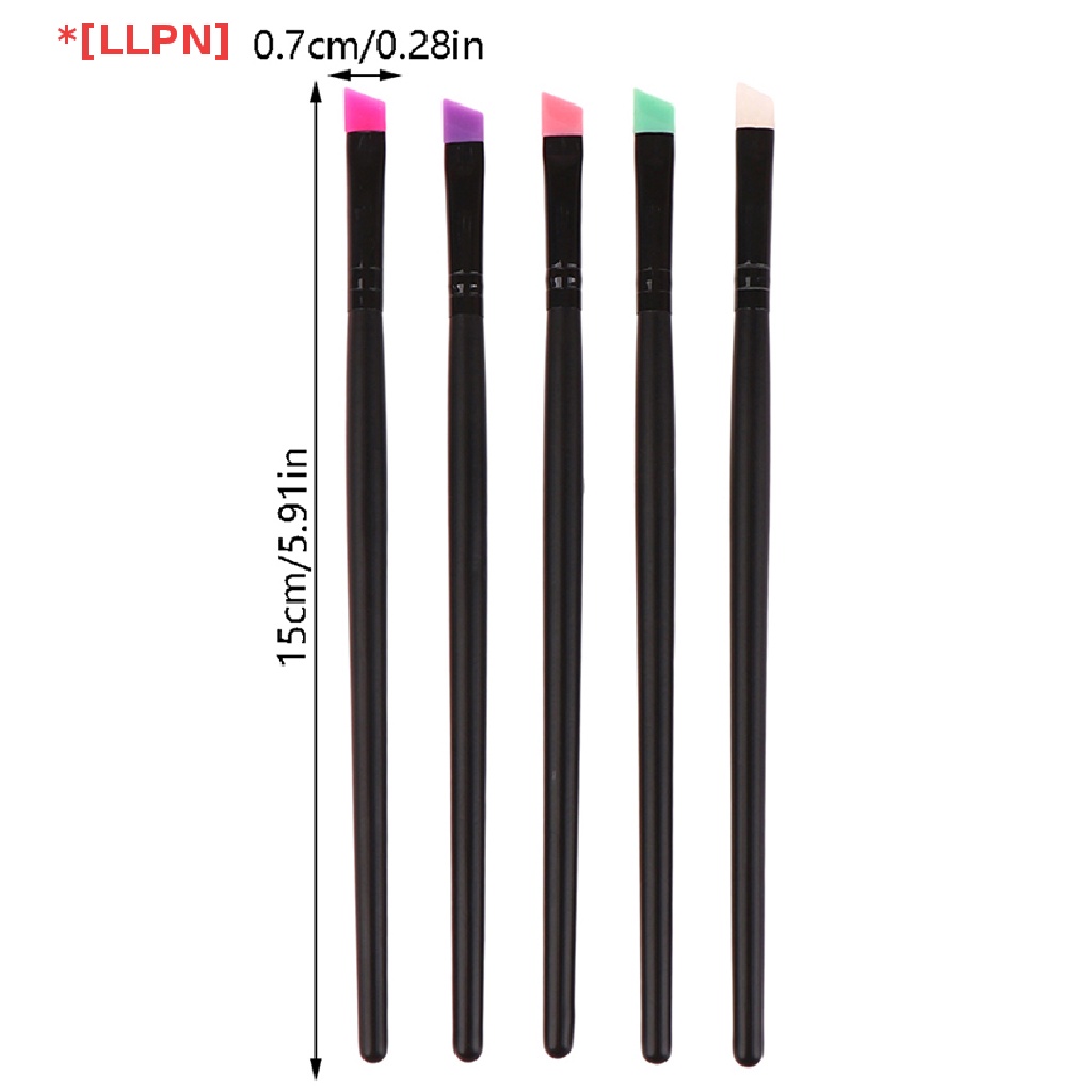 1 Cọ Trang Điểm Mắt / Môi Bằng Silicone Tiện Dụng