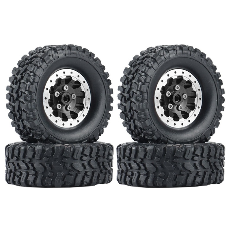 Set 4 Bánh Xe Cao Su Cho Xe Điều Khiển Từ Xa WPL C14 C24 B14 B24 B36 MN D90 MN99S