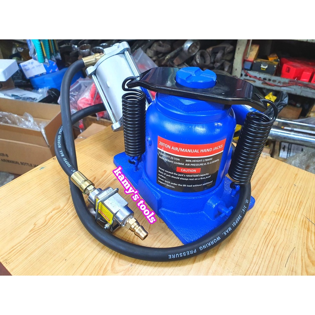 Kích con đội thủy lực dùng hơi 20 tấn 178mm-328mm cao cấp Kamytools