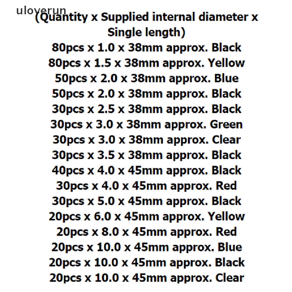 Bộ 580 Ống Co Nhiệt 2: 1 Chất Lượng Cao