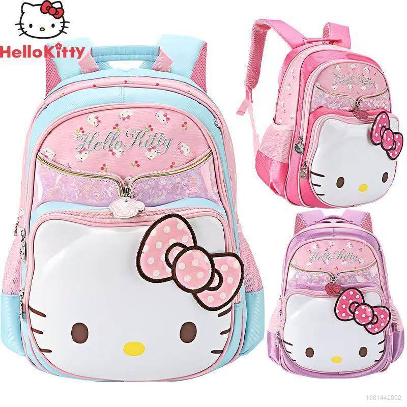 Balo Học Sinh Cỡ Lớn In Hình Sanrio Hello Kitty Thoáng Khí Đa Năng Thời Trang