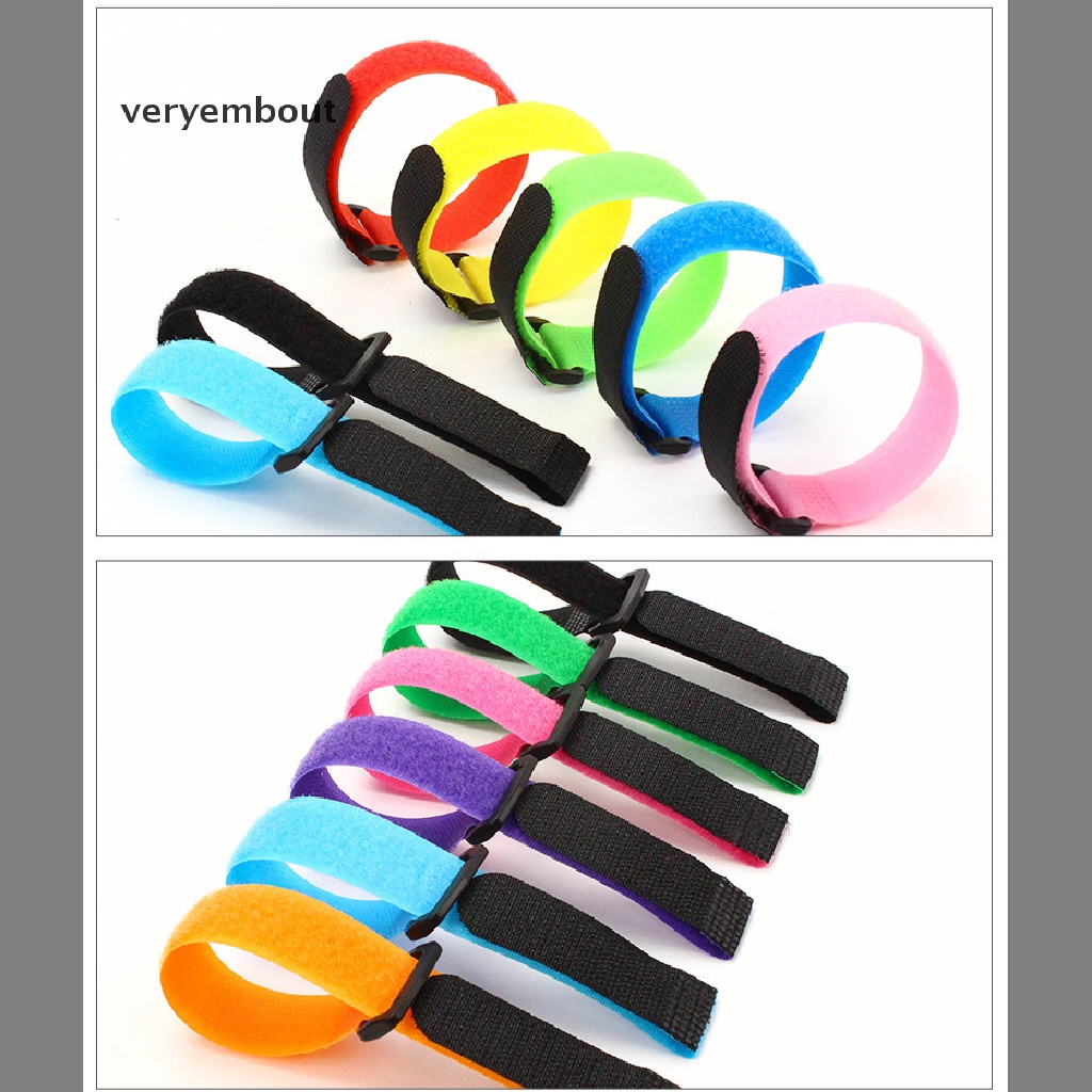 Bộ 10 Dây Buộc Cần Câu Cá Tái Sử Dụng Được Tiện Lợi