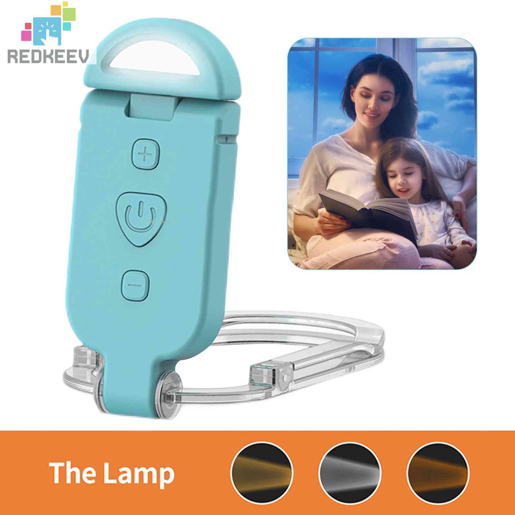 Đèn Đọc Sách 4 Bóng LED Có Kẹp Tiện Lợi