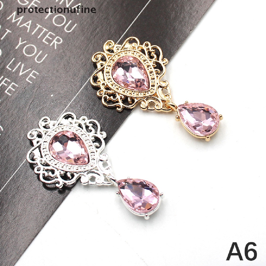 Ghim Cài Áo Bằng Acrylic Đính Đá 30 * 52mm DIY PR3VN
