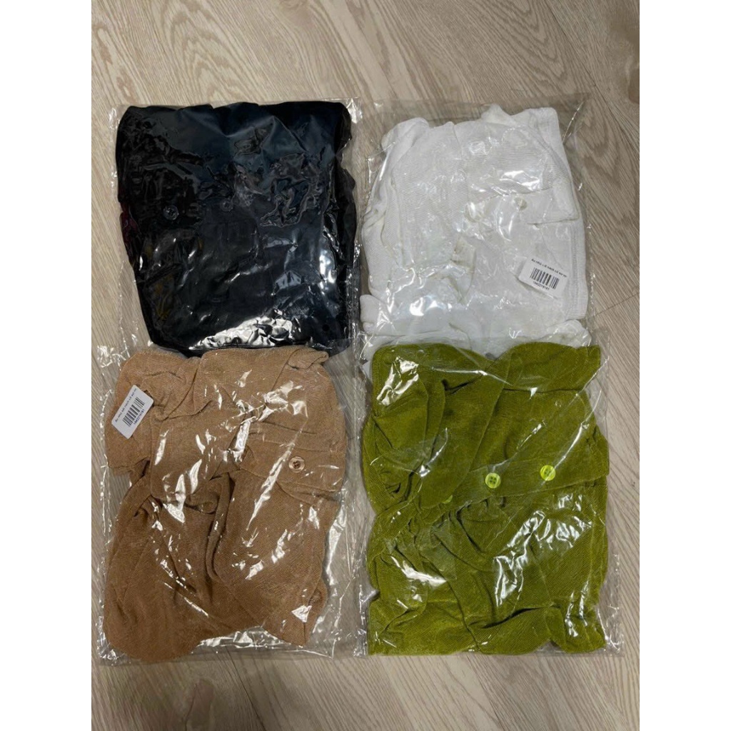 Áo yếm hở lưng, áo nữ croptop cổ sơ mi không mút mặc hè alohashop91