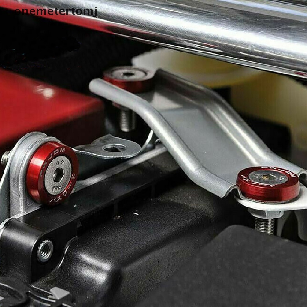 FENDER Set 10 Tấm Chắn Bùn Bằng Nhôm onemetertomj M6 JDM Chuyên Dụng Chất Lượng Cao