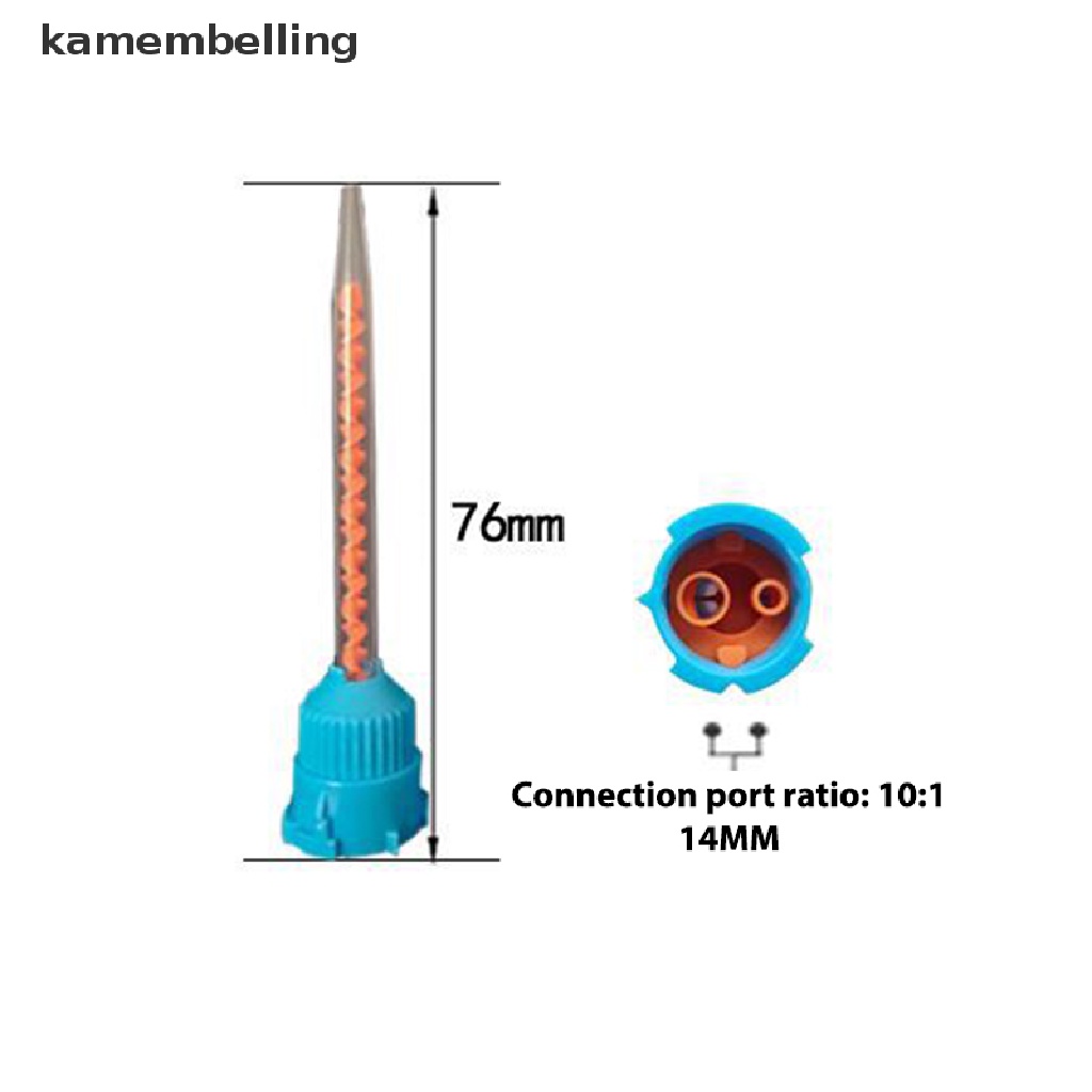 50 Đầu Trộn Chất Liệu Silicone Cao Su Dùng Một Lần