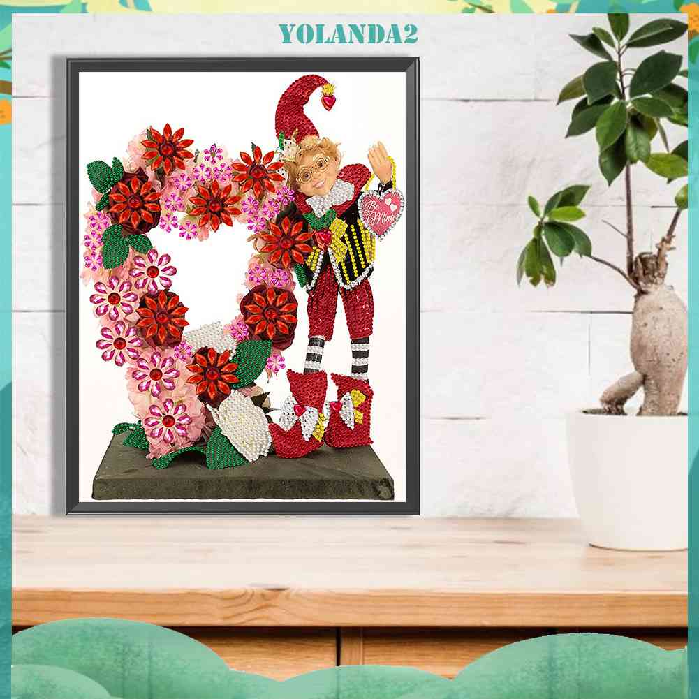 Bộ Tranh Đính Đá 5D Họa Tiết Hoạt Hình Độc Đáo DIY Dùng Trang Trí Nhà Cửa