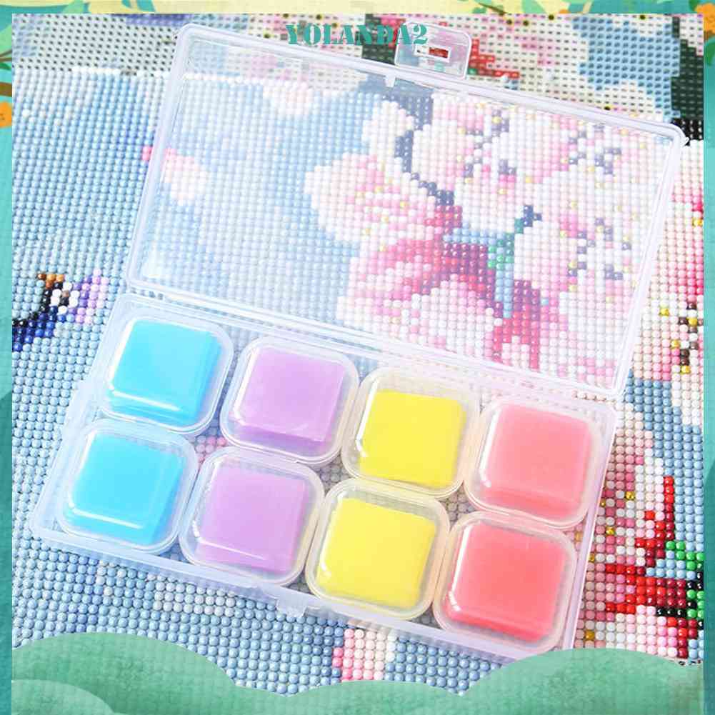 Bộ Tranh Đính Đá 5D Họa Tiết Đất Sét Độc Đáo DIY Dùng Trang Trí Nhà Cửa