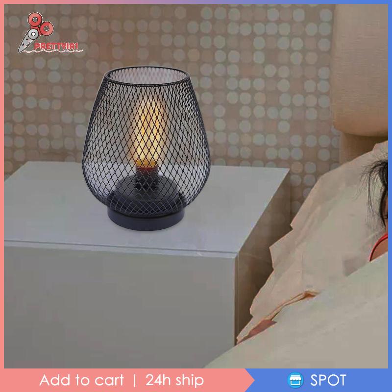 [Prettyia1] Bóng Đèn LED Để Bàn Trang Trí Phòng Ngủ / Văn Phòng / Sân Khách Phong Cách Retro