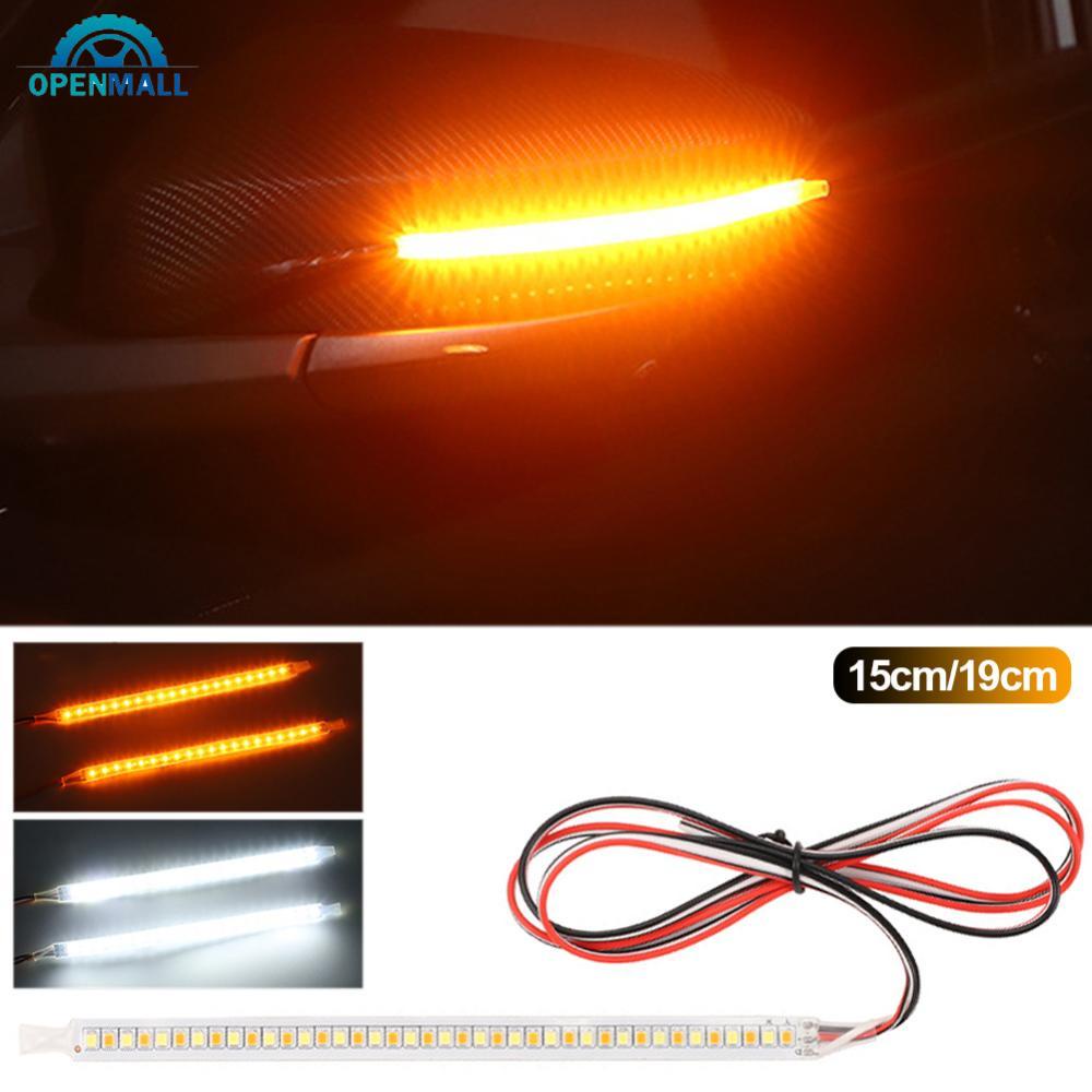 1 Dải Đèn LED Tín Hiệu 15cm / 19cm Cho Gương Chiếu Hậu Xe Hơi Q2R6