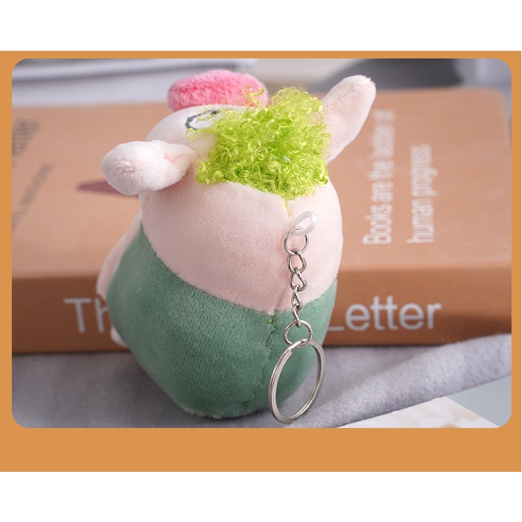 Móc Khóa Hình Heo Nhồi Bông Dễ Thương