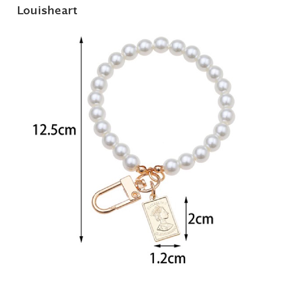 Móc Khóa Louisheart Đính Ngọc Trai Nhân Tạo Thời Trang