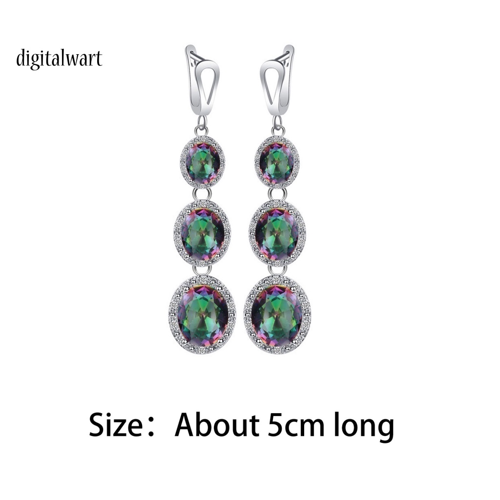 Kỹ Thuật Số| Set 3 Vòng cổ Thời Trang Đính Đá Topaz Nhân Tạo Nhiều Màu