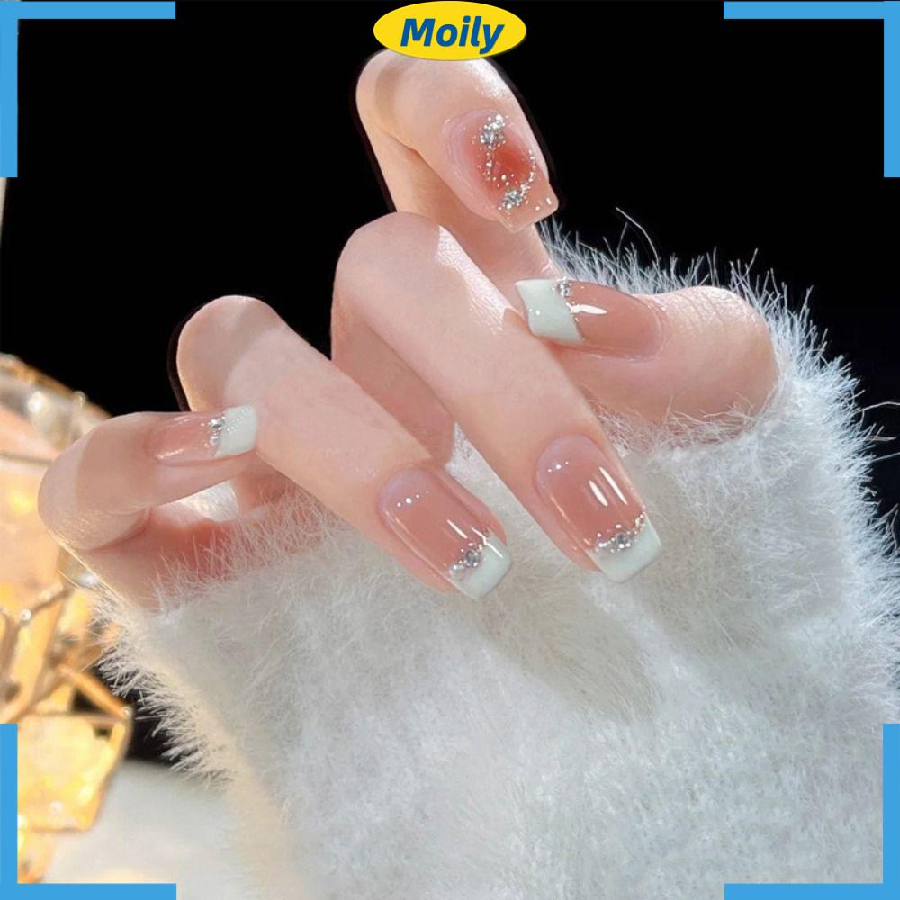 Bộ Móng Tay Giả Dạng Nhấn Che Phủ Toàn Diện