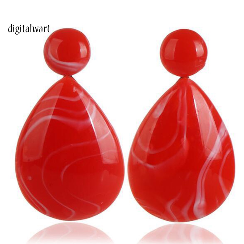 Kỹ Thuật Số| Bông Tai HợP Kim HìNh GiọT NướC ĐíNh Đá ThờI Trang