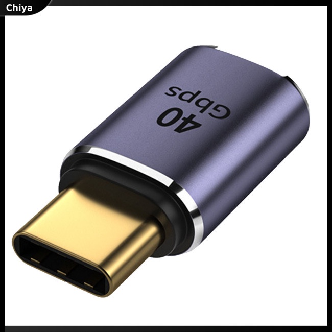 Đầu Nối Chuyển Đổi Type-C 4.0 Male Sang C Female 40gbps Pd100w Sạc Nhanh Cho Thunderbolt 4