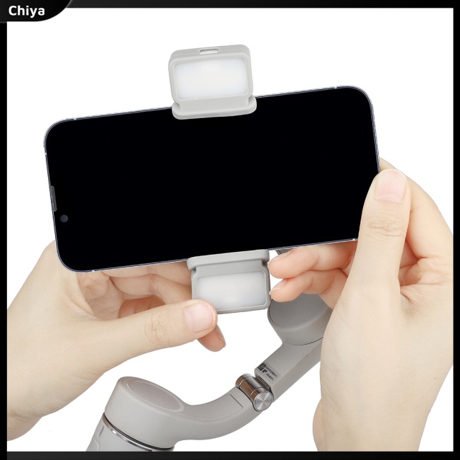 Đèn Kẹp Điện Thoại Mini L375 2 Chiều Mềm Mại Có Thể Điều Chỉnh Độ Sáng 3 Màu Kèm Hộp Sạc