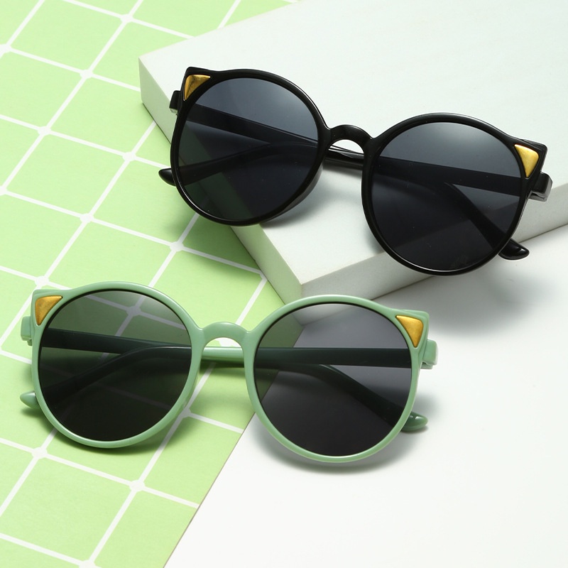 Kính Mát Gọng Mắt Mèo Chống Tia UV Cho Bé