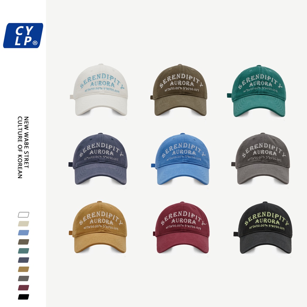 Mũ Lưỡi Trai Mềm Thêu Chữ Phong Cách Hàn Quốc Thời Trang Mùa Hè Cho Cặp Đôi