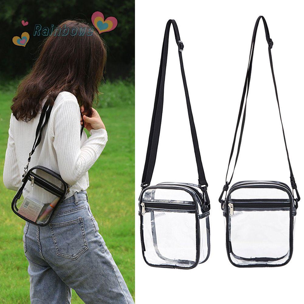 Túi Đeo Vai PVC Màu Cầu Vồng Thời Trang