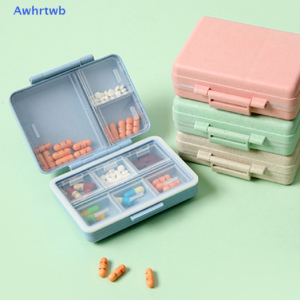 Hộp Đựng Thuốc Mini 9 Ngăn Tiện Dụng Mang Theo Du Lịch Mới