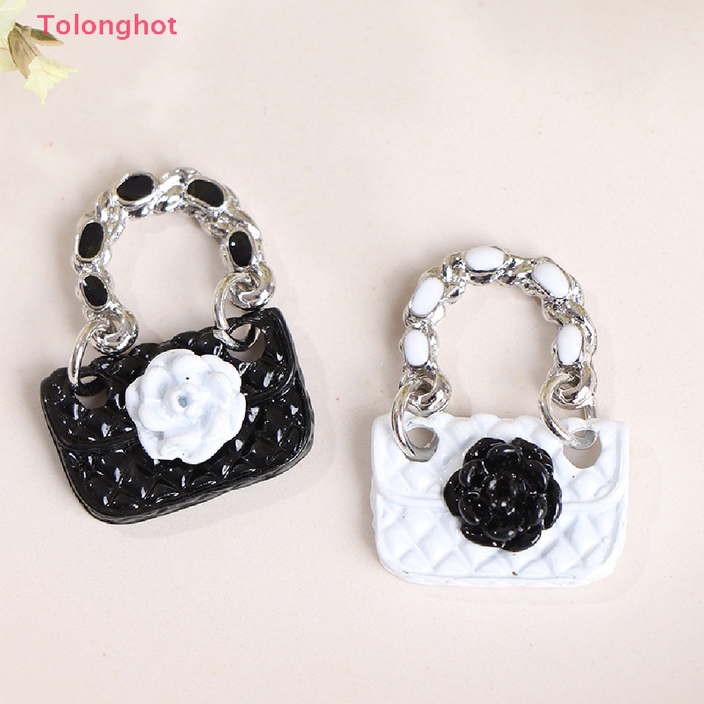 Set 2 Túi Xách Da Đeo Vai Thời Trang Cho Búp Bê 1: 6 1: 12