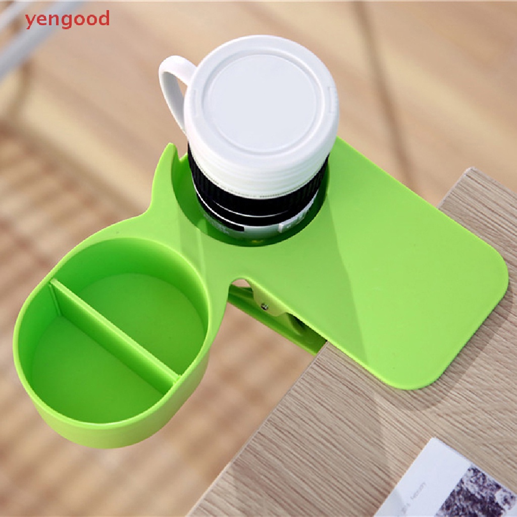 Giá Đỡ Cốc / Chai Nước Kẹp Bàn Tiện Dụng Cho Văn Phòng