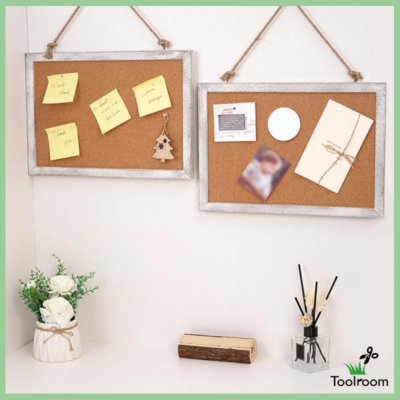 Bảng Ghim Treo Bằng Gỗ Phong Cách Vintage Cho Văn Phòng
