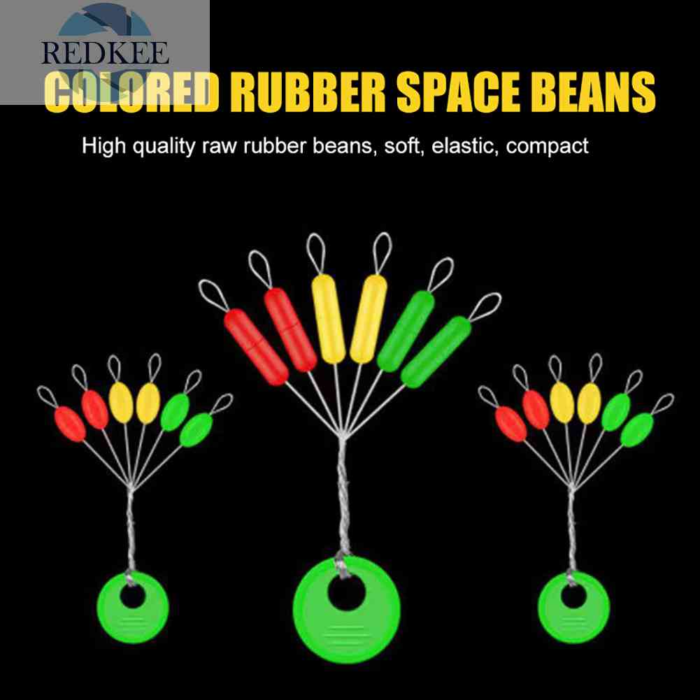 Set 10 / 60 Nút Chặn Dây Câu Hình Trụ Nhiều Màu Sắc