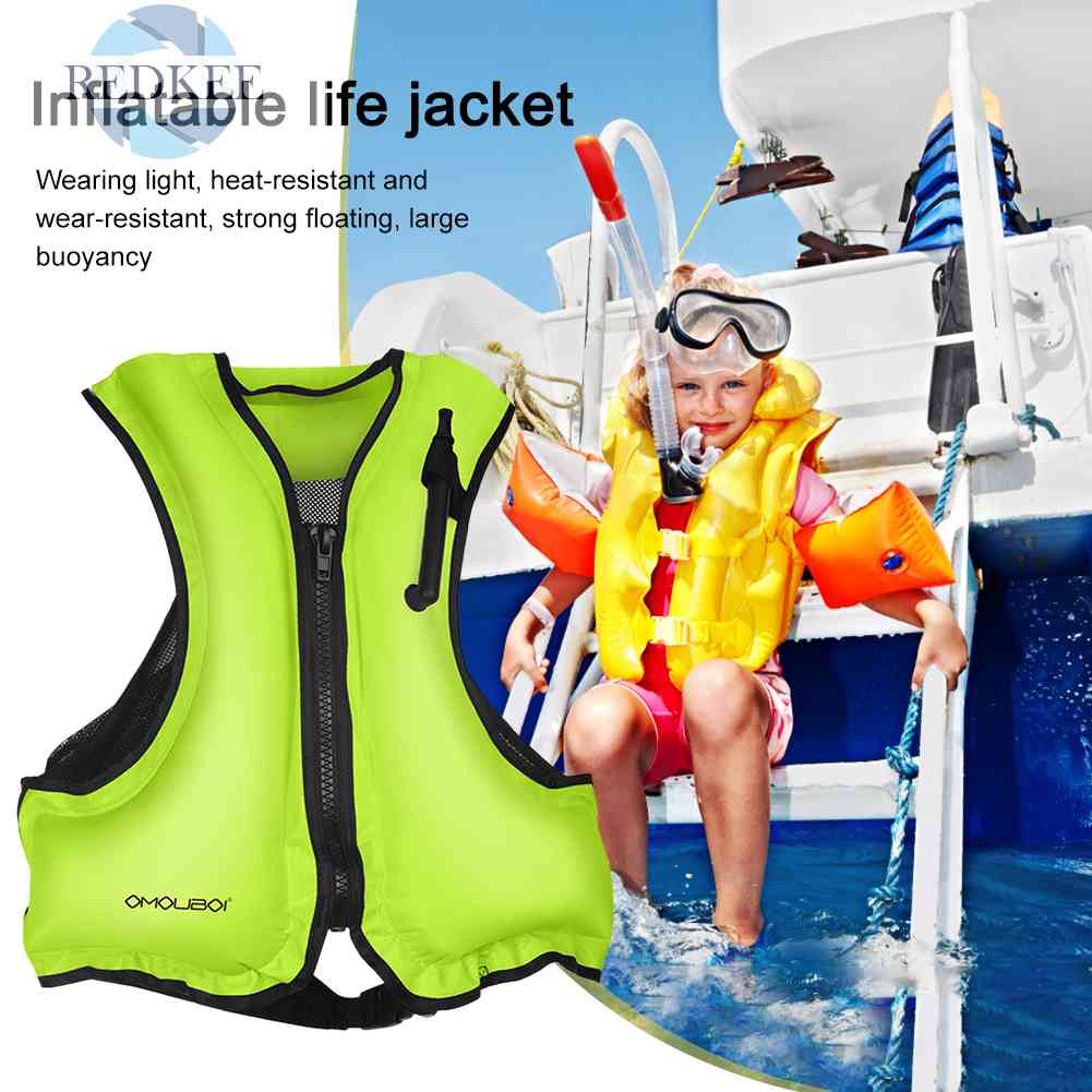 Áo Phao Cứu Sinh Bằng PVC An Toàn Tiện Dụng Cho Các Hoạt Động Ngoài Trời