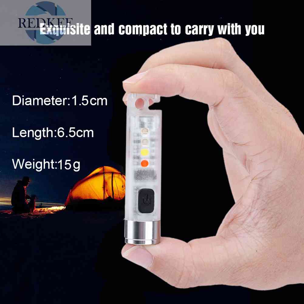 Móc Khóa Đèn Pin Mini Tiện Lợi