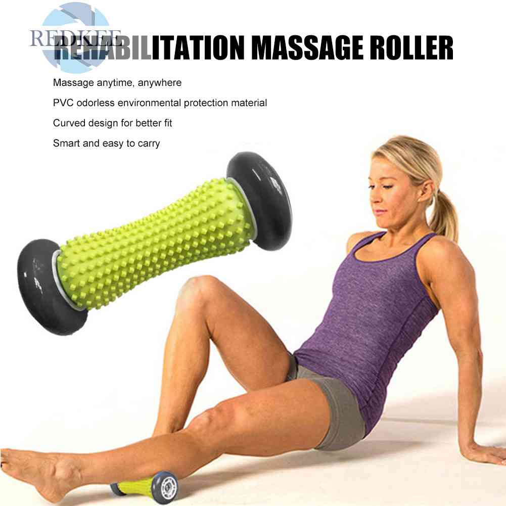 Dụng Cụ Con Lăn Mát Xa Bàn Chân Và Lưng Giúp Giảm Đau Hiệu Quả