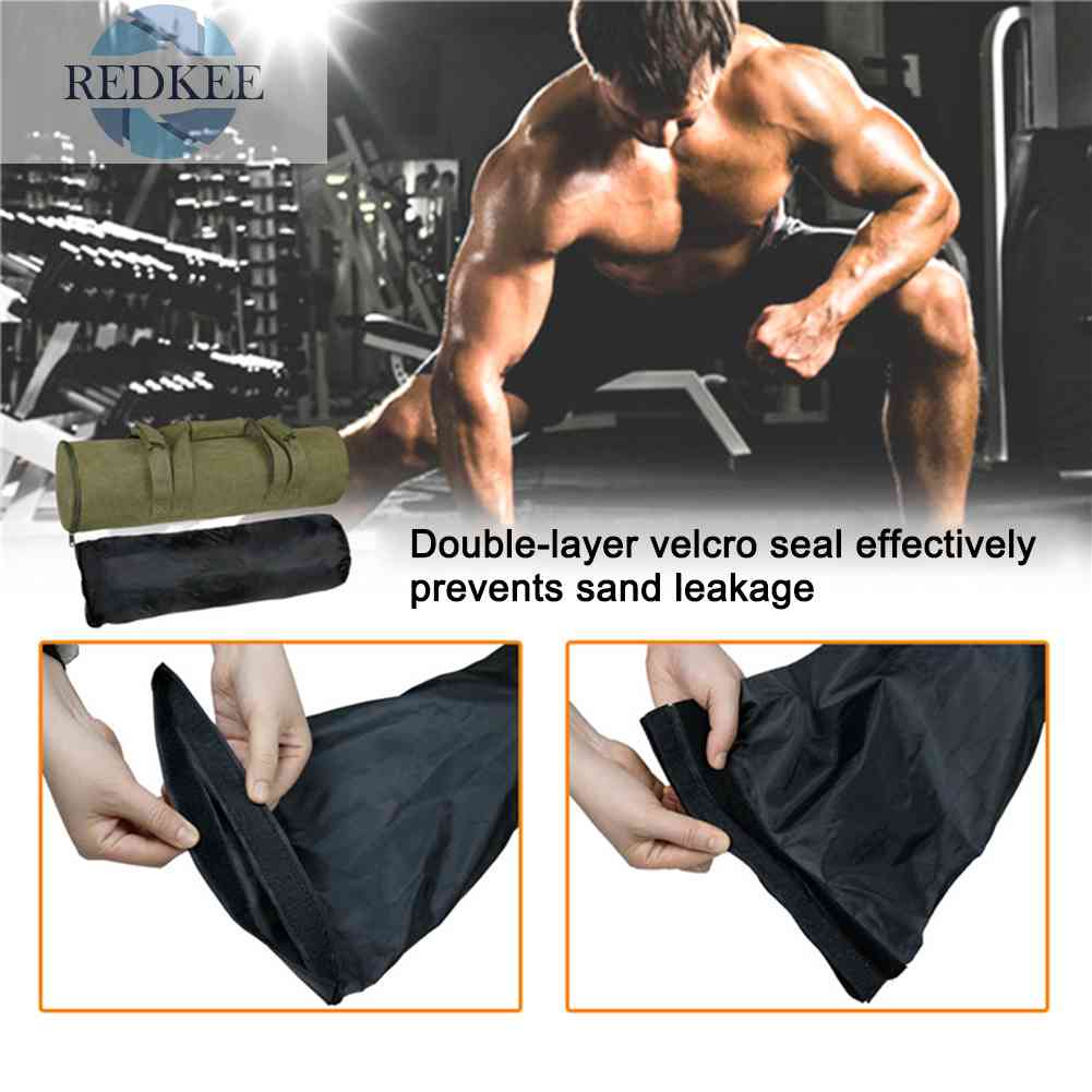 Túi Cát Tập Thể Thao Bằng Vải Bạt Có Tay Cầm Thoải Mái