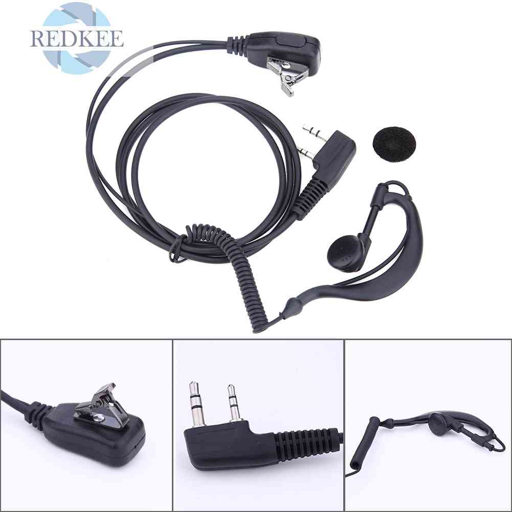 Tai Nghe 2 PIN Có MIC PTT Chuyên Dụng Cho BAOFENG UV5R KENWOOD