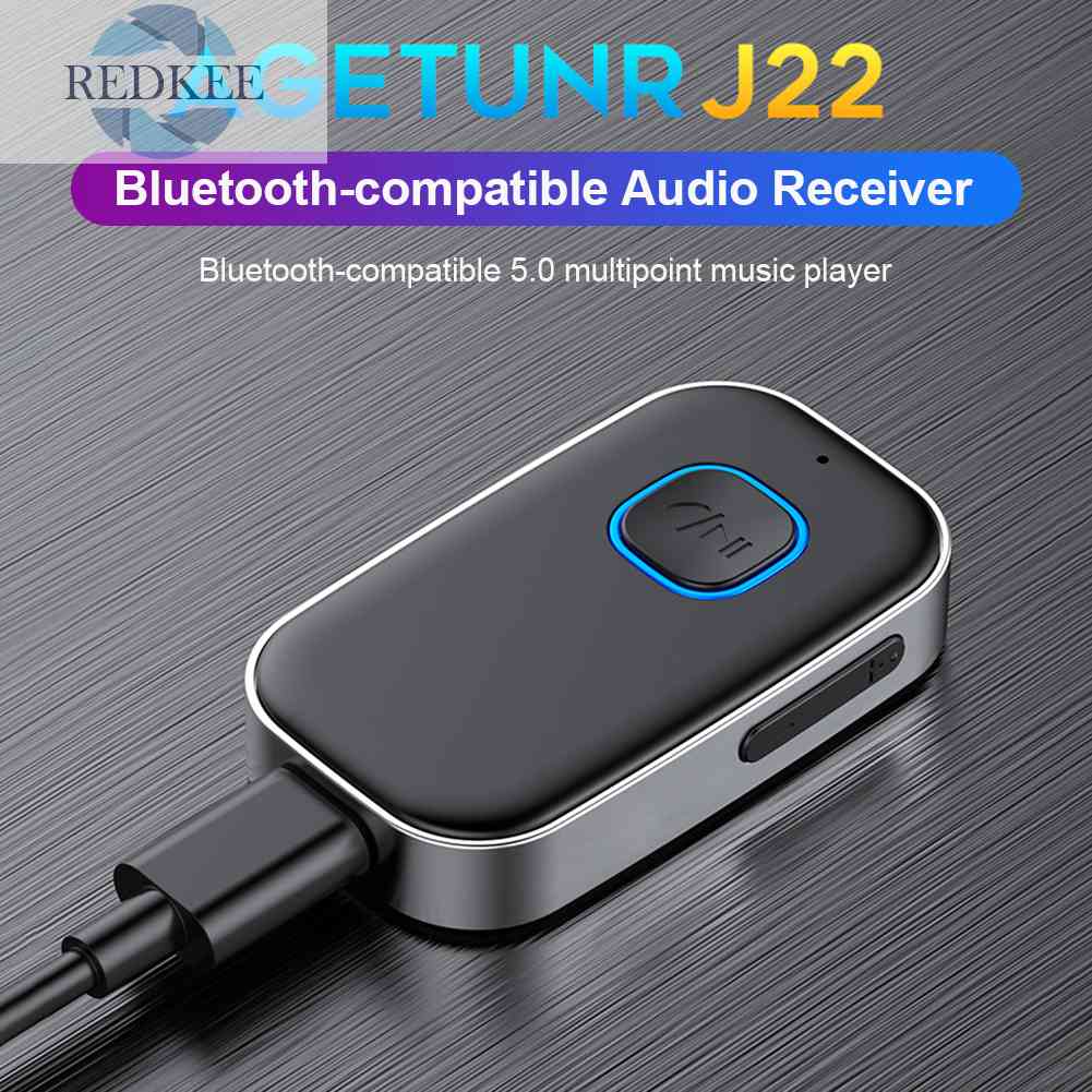 Bộ ChuyểN ĐổI Bluetooth 5.0 J22 3.5mm Aux Cho Xe Hơi / PC