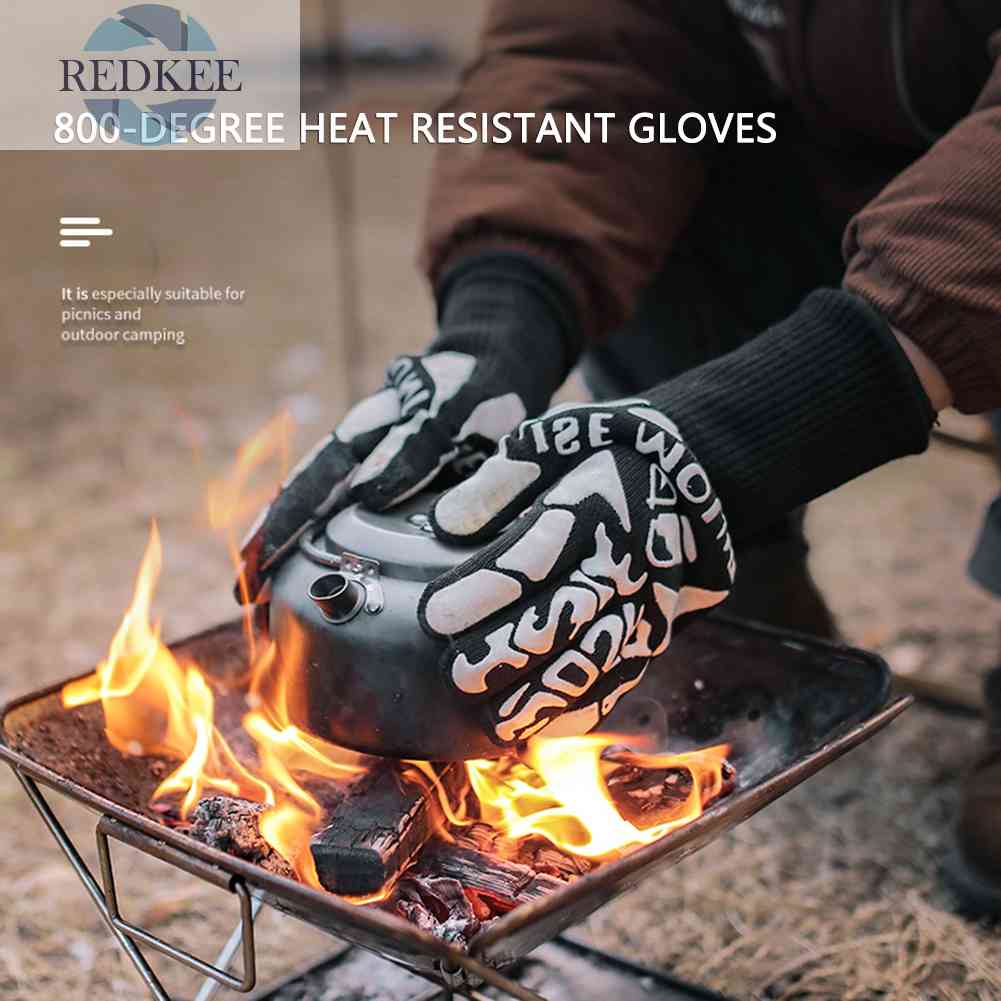 Găng Tay Bảo Vệ Chống Bỏng Mềm Mại Thoải Mái Dùng Khi Đi Cắm Trại