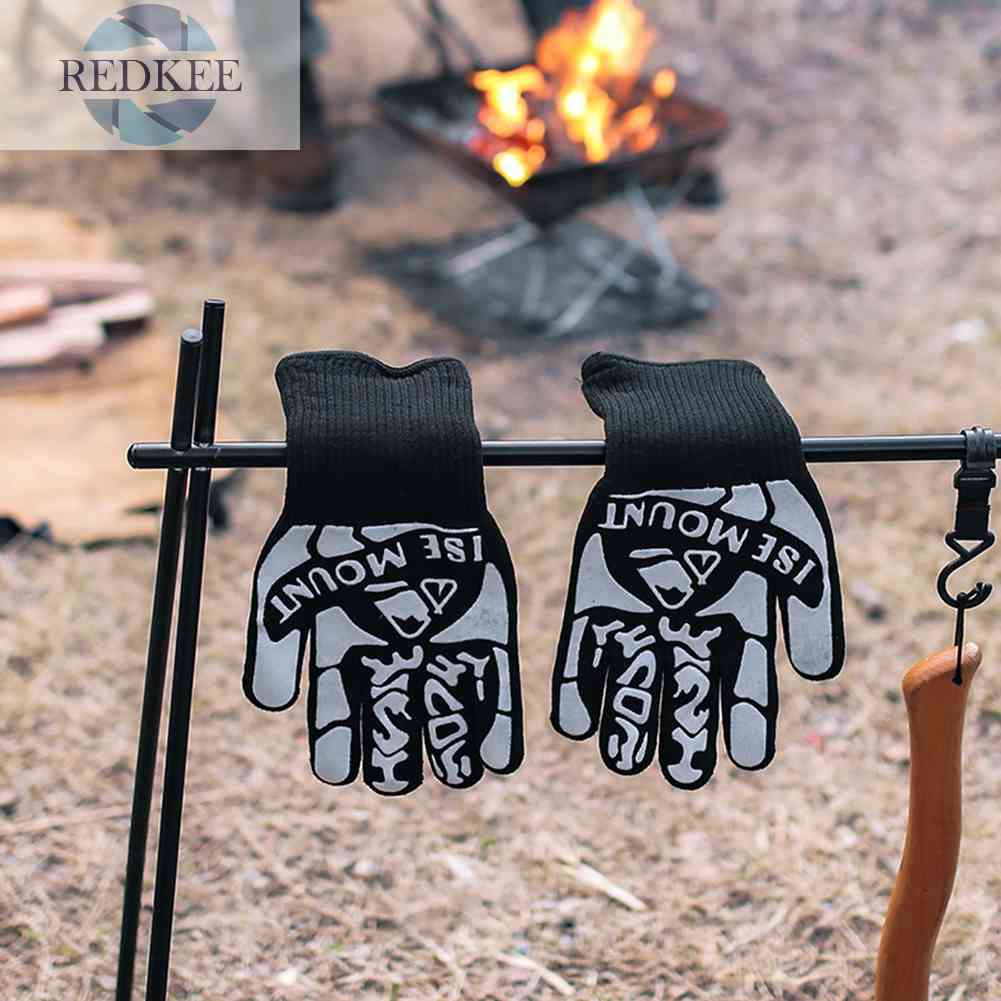 Găng Tay Bảo Vệ Chống Bỏng Mềm Mại Thoải Mái Dùng Khi Đi Cắm Trại