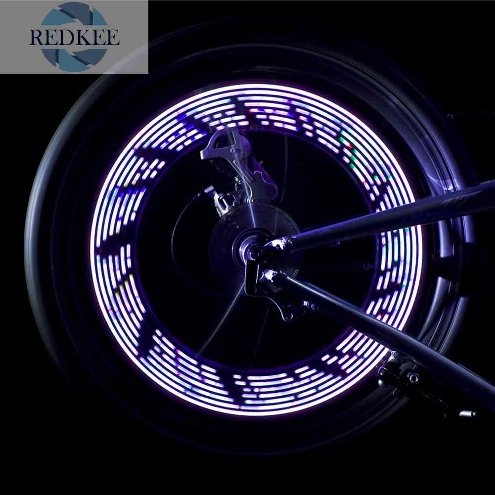 Đèn LED 14 RGB Gắn Căm Xe Đạp Leo Núi Sạc USB