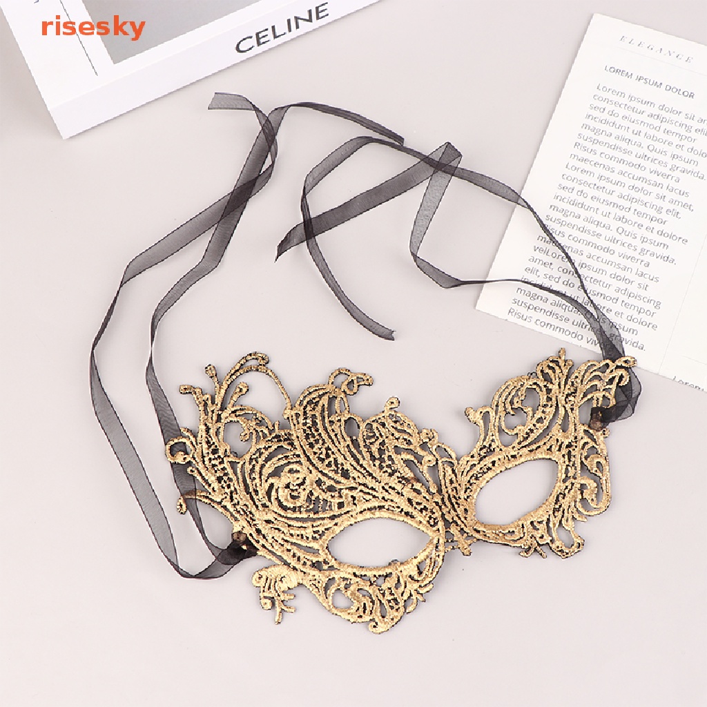 Mặt Nạ Ren Đồng Hóa Trang Halloween