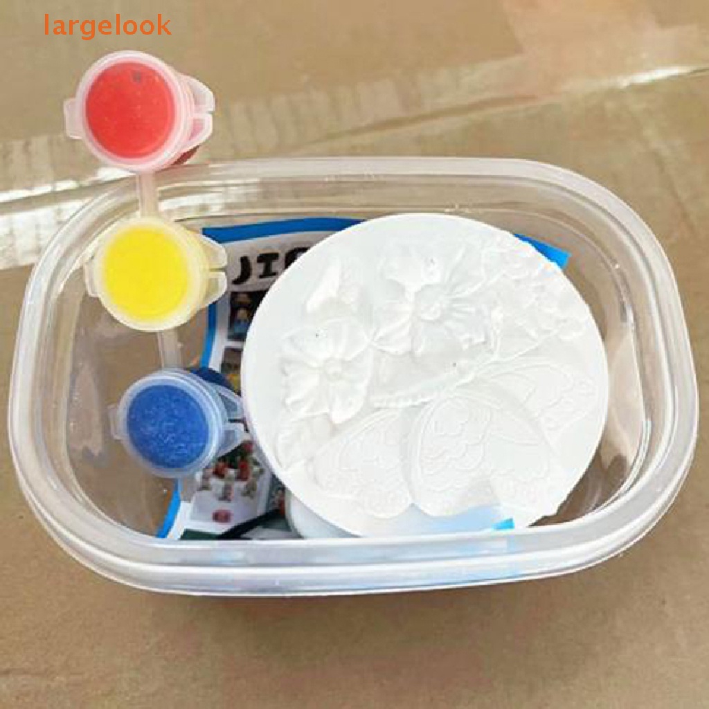 Móc Khóa Búp Bê Thạch Cao Vẽ Tay DIY Sáng Tạo Cho Bé