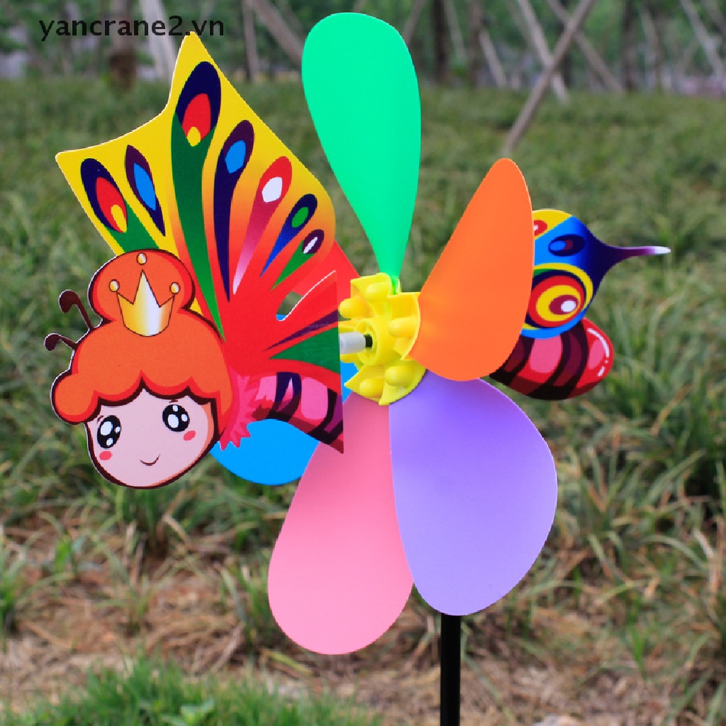 {YAN2} Mới Bán Chạy 3D Chong Chóng Gió / Gió / Con Quay Trang Trí Vườn {yancrane2.vn}