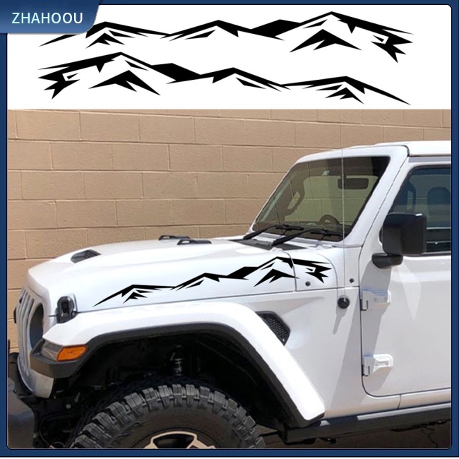 ☃Nhà Cửa☃ Sticker D-1888 Dán Trang Trí Xe Hơi Hình Đồ Họa Núi Rừng
