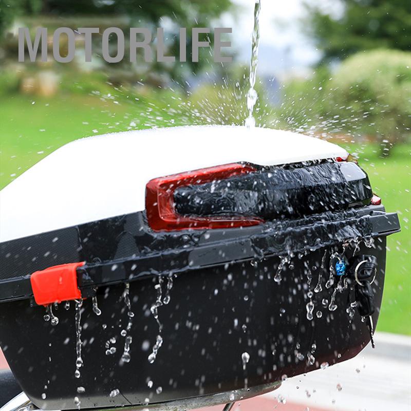 Motorlife Hộp phía sau xe điện Công suất lớn Chặn màu bề mặt nhẵn cho máy