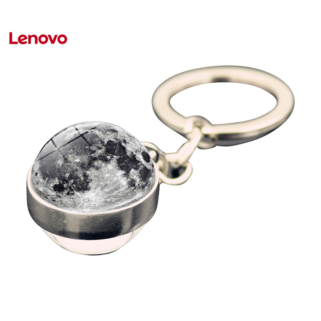 Móc Khóa Quả Cầu Thủy Tinh Hai Mặt Hình Hoa Hướng Dương Hệ Mặt Trời Trang Trí Điện Thoại